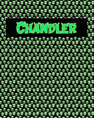 120 Page Handwriting Practice Book with Green Alien Cover Chandler: Primary Grades Handwriting Book Cover Image
