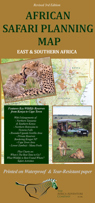 African Safari Planning Map By Mark W. Nolting, Duncan Butchart (Illustrator) Cover Image