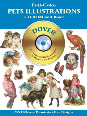 Pets Illustrations [With CDROM] (Dover Pictorial Archives) Cover Image