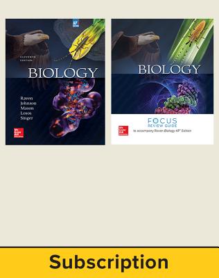 Raven, Biology, 2017, 11E (AP Edition) Student Print Bundle (Student Edition with AP Focus Review Guide) (AP Biology Raven) By Peter H. Raven Cover Image