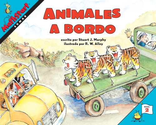 Animales a bordo: Animals on Board (Spanish Edition) (MathStart 2) Cover Image
