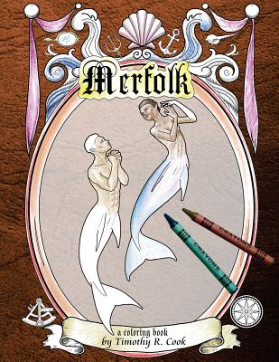 Cover for Merfolk: a coloring book