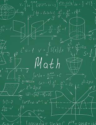 Math: 1/2 Inch squares Graph Paper Quad Ruled Graphing Paper For Math Science and Drawing Composition Notebook for Students By Alun Publishing Cover Image