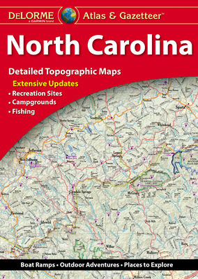 Delorme Atlas & Gazetteer: North Carolina By Rand McNally Cover Image