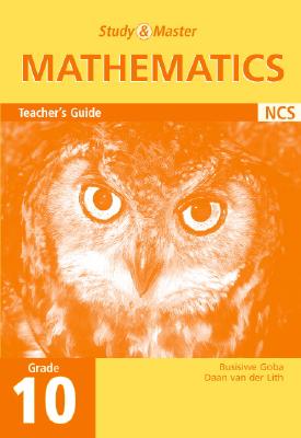 Study and Master Mathematics Grade 10 Teacher's Book Cover Image