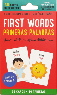 Bilingual First Words Flash Cards (English/Spanish)  Cover Image