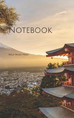 Notebook: Fuji Japan volcano mountains sky Japanese Cover Image