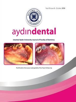 Aydin Dental: Istanbul Aydin University Journal of Faculty of Dentistry Cover Image