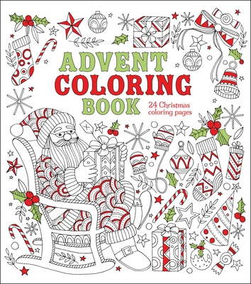 Advent Coloring Book: 24 Christmas Coloring Pages cover