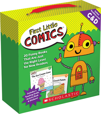 First Little Comics: Levels C & D (Parent Pack): 20 Funny Books That Are Just the Right Level for New Readers (First Little Comics Parent Pack) Cover Image