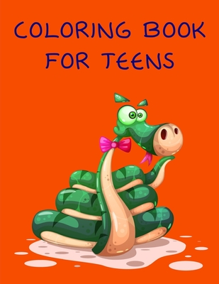 Coloring Book For Teens: An Adult Coloring Book with Fun, Easy, and  Relaxing Coloring Pages for Animal Lovers (Paperback)