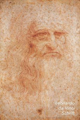 Leonardo da Vinci Schrift: Zelfportret Artistiek Dagboek voor Aantekeningen Stijlvol Notitieboek Ideaal Voor School, Studie, Recepten of Wachtwoo Cover Image