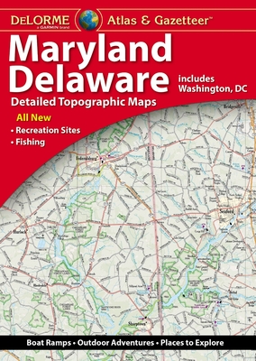 Delorme Maryland/Delaware Atlas & Gazetteer By Rand McNally Cover Image