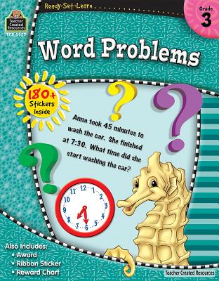 Ready-Set-Learn: Word Problems Grd 3 By Teacher Created Resources Cover Image