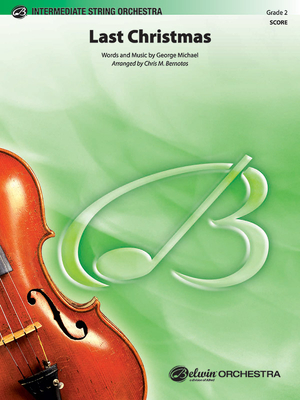 Last Christmas: Conductor Score (Pop Intermediate String Orchestra) Cover Image