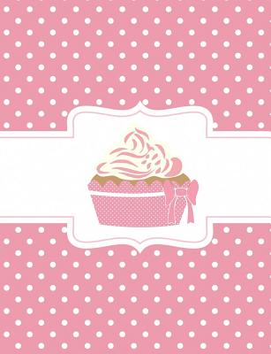 Pink Polka Dot Cupcake Composition Notebook: 4x4 Quad Rule Graph Paper, 202 Pages, (7.44 X 9.69) Cover Image