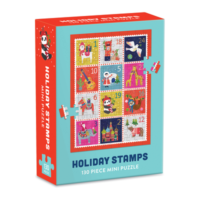 Holiday Stamps Mini Puzzle By Galison, Klara Hawkins (Illustrator) Cover Image