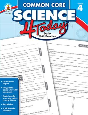 Common Core Science 4 Today, Grade 4: Daily Skill Practice