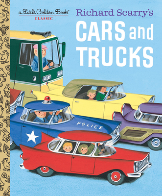 Richard Scarry's Cars and Trucks (Little Golden Book) Cover Image