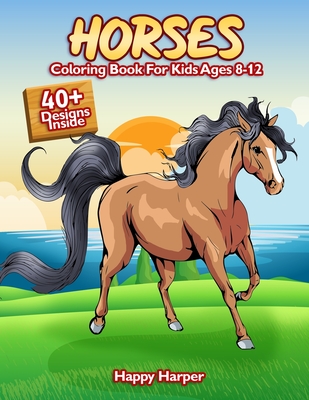 Download Horses Coloring Book Large Print Paperback Politics And Prose Bookstore