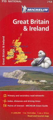 Michelin Great Britain & Ireland (Michelin Maps #713) By Michelin Cover Image