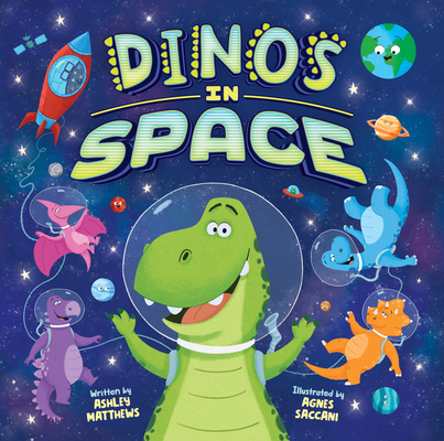 Dinos in Space (Picture Book) Cover Image
