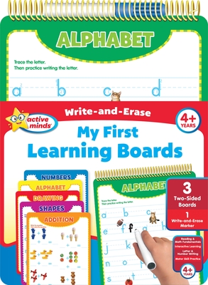Active Minds Write-And-Erase My First Learning Boards By Sequoia Children's Publishing Cover Image