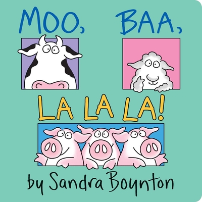 Moo, Baa, La La La!: Oversized Lap Board Book Cover Image