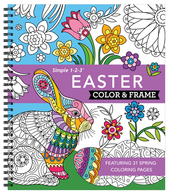 Color & Frame - Easter (Coloring Book) Cover Image