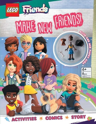 LEGO Friends: Make New Friends (Activity Book with Minifigure) Cover Image