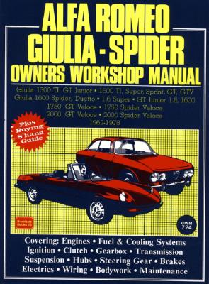 Alfa Romeo Giulispider AB Wsm 62-78op (Autobook Series of Workshop Manuals) Cover Image