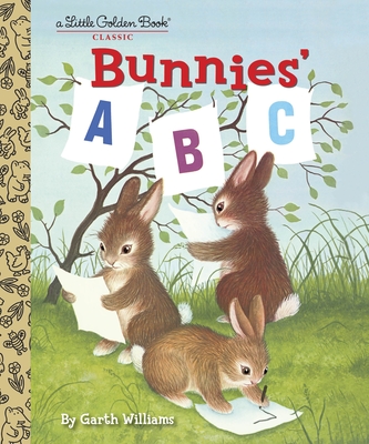 Bunnies' ABC (Little Golden Book) By Garth Williams, Garth Williams (Illustrator) Cover Image
