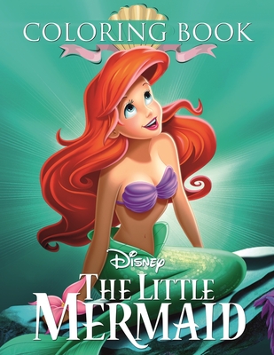 The Little Mermaid Coloring Book: 25 Illustrations for Kids By Banana Books Cover Image