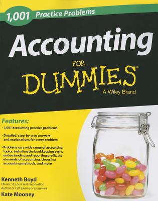 Accounting: 1,001 Practice Problems for Dummies Cover Image