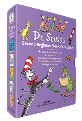 Dr. Seuss's Second Beginner Book Collection: The Cat in the Hat Comes Back; Dr. Seuss's ABC; I Can Read with My Eyes Shut!; Oh, the Thinks You Can Think!; Oh Say Can You Say? (Beginner Books(R)) Cover Image