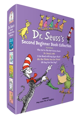 Dr. Seuss's Second Beginner Book Boxed Set Collection: The Cat in the Hat Comes Back; Dr. Seuss's ABC; I Can Read with My Eyes Shut!; Oh, the Thinks You Can Think!; Oh Say Can You Say? (Beginner Books(R))