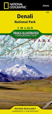 Denali National Park and Preserve (National Geographic Trails Illustrated Map #222) Cover Image
