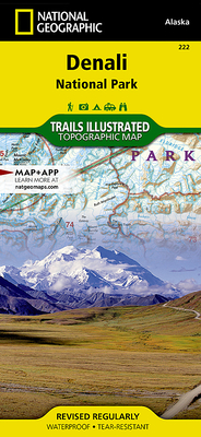 Denali National Park and Preserve Map (National Geographic Trails Illustrated Map #222)