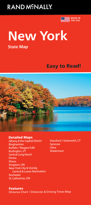Rand McNally Easy to Read Folded Map: New York State Map By Rand McNally Cover Image