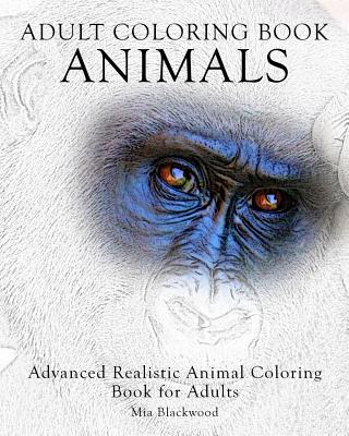 Adult Coloring Book: Animals: Advanced Realistic Animal Coloring Book for  Adults (Paperback)