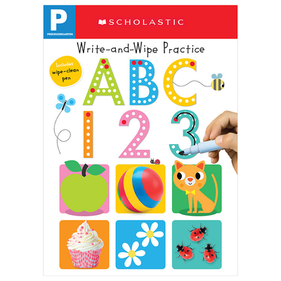 ABC 123 Write and Wipe Flip Book: Scholastic Early Learners (Write and Wipe) Cover Image
