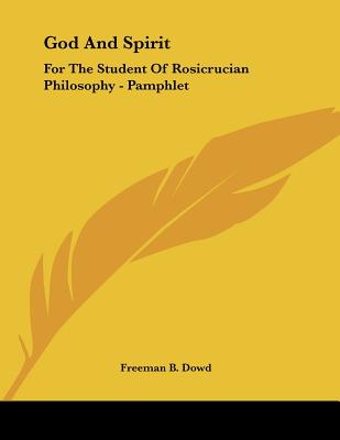 God And Spirit: For The Student Of Rosicrucian Philosophy - Pamphlet Cover Image