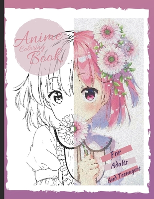 Anime coloring book for adults: Beautiful Coloring Designs Color  (Paperback)
