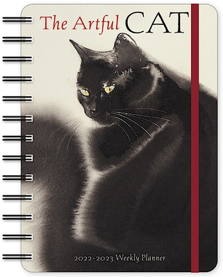 Artful Cat 2022-2023 Weekly Planner: Brush & Ink Watercolor Paintings by Endre Penovac By Endre Penovac Cover Image