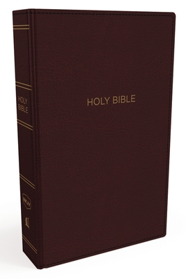 NKJV, Thinline Bible, Standard Print, Imitation Leather, Burgundy, Red Letter Edition Cover Image