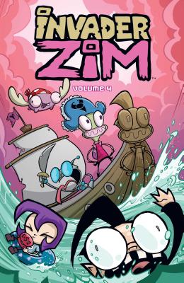 Invader ZIM Vol. 4 By Jhonen Vasquez, Aaron Alexovich (Illustrator), Warren Wucinich (Illustrator) Cover Image