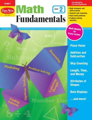 Math Fundamentals, Grade 2 Teacher Resource By Evan-Moor Corporation Cover Image