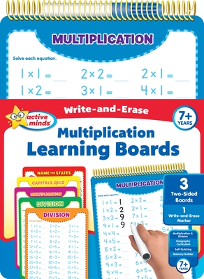 Active Minds Write-And-Erase Multiplication Learning Boards Cover Image