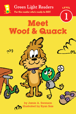 Meet Woof and Quack (Green Light Readers) Cover Image