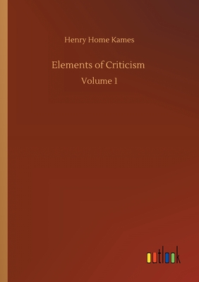 Cover for Elements of Criticism